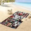 Vibes Vice City beach towel Outdoor camping soft Absorbent bath towel quick-drying swim towel Outdoor pool towel Comfort beach towel printing