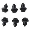 Bumper Retainer Clips Rivets Set Black Replacement Fastener Accessories