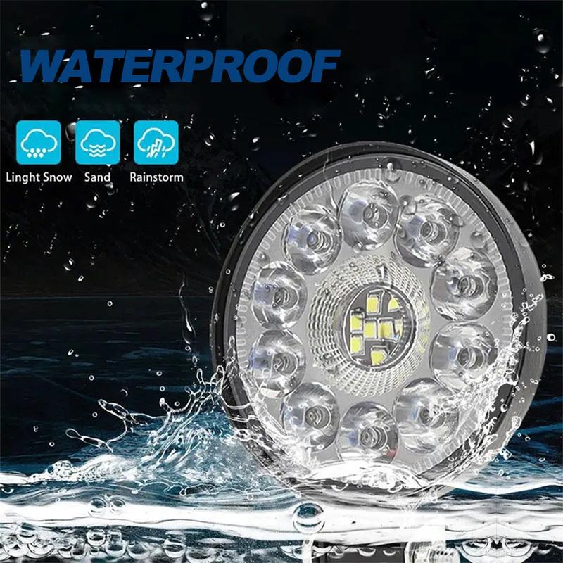 Auto Work Light 63W Led Light Round Square LED Offroad LED Bar 3 Inch Spot Flood Fog Lamp12V 24V Off Road 4x4 Led Headlight
