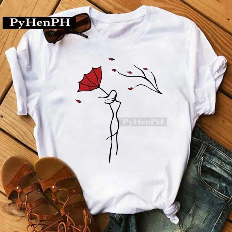 Women's Fashion Western Ballet Dancer Short Sleeve T-shirt Casual Elegant Summer Top Polyester Fabric Girl's Personality Sister