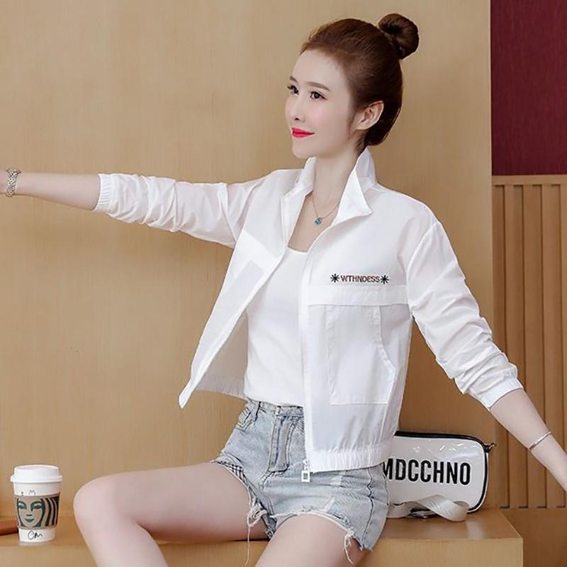 Summer Leisure Sun Protection Jacket Thin Ladies Short Loose All-match Baseball Uniform