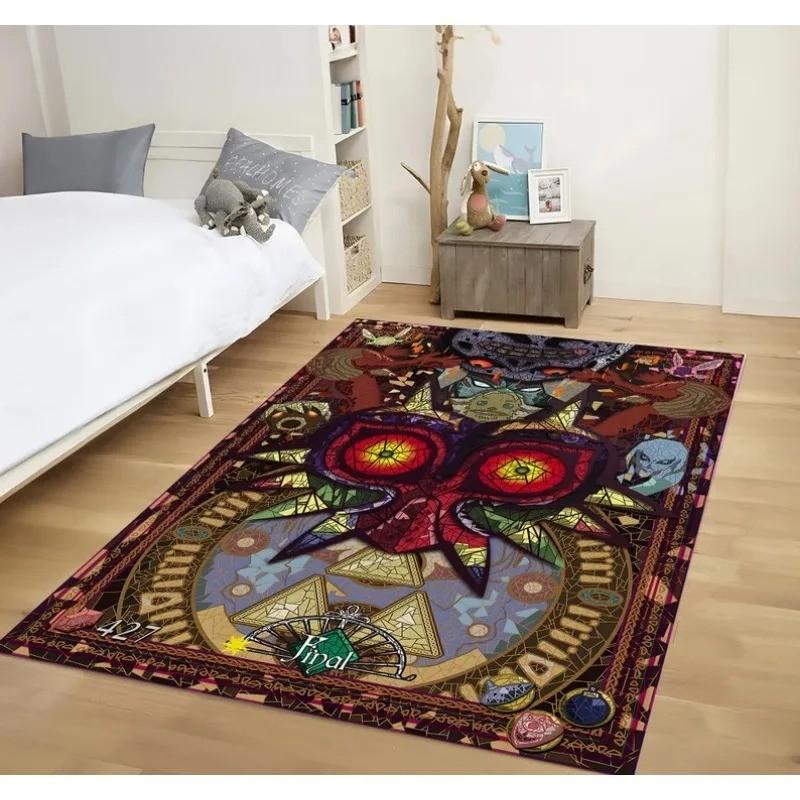 Creative Legend Pattern Carpet Non-slip Multi Function Mat for Living Room Rug Entrance Floor Rug Home Kitchen Hallway Decor