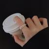Korean Freshwater Pearl Gold-Plated Open Ring - Elegant and Eco-Friendly Design