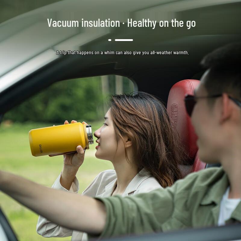 Diller Light Jump Series 304 Stainless Steel Thermos Bottle with Tea Infuser