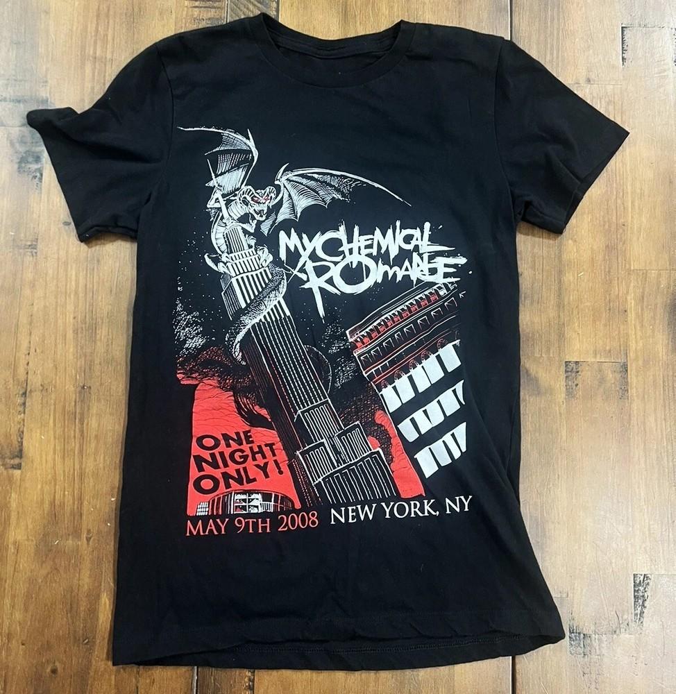 NOVÉ My Chemical Romance One Night Only New York Koncert 2008 Tričko Fanouškovské Unisex Tričko