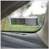 Car Electronic Clock/ThermometerMini Transparent LCD Display with Sucker