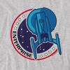 STAR TREK Mens Enterprise Patch T-Shirt