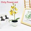 Phalaenopsis Potted Simulated Artificial Artificial Flower Ornament Desktop