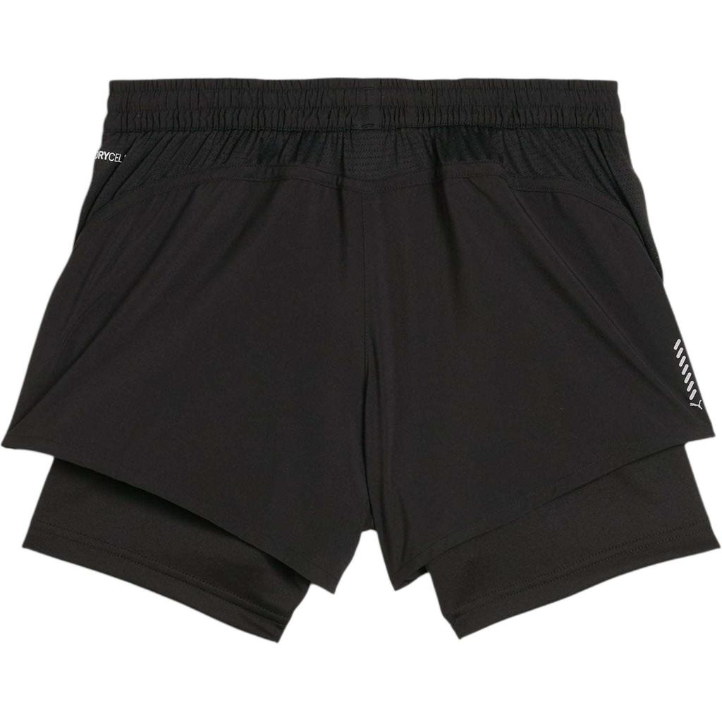 Puma Run Fav Velocity Sweat-Wicking Comfortable Casual Training Shorts Women Shorts Black 525763-01