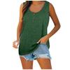 Women Summer 2022 Sleeveless Casual Solid Color O-Neck T-Shirt Tops Blouse