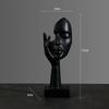 European Resin Abstract Mask Statues Miniature Collectible Figurines for Home Office Study Desktop Decoration Ornaments Gifts