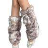 Faux Furs Leg Warmer,Warm Soft Fuzzy Leg Warmer Boot Cuffs Cover for Women Party Costumes Boot Sleeves Boot Covers