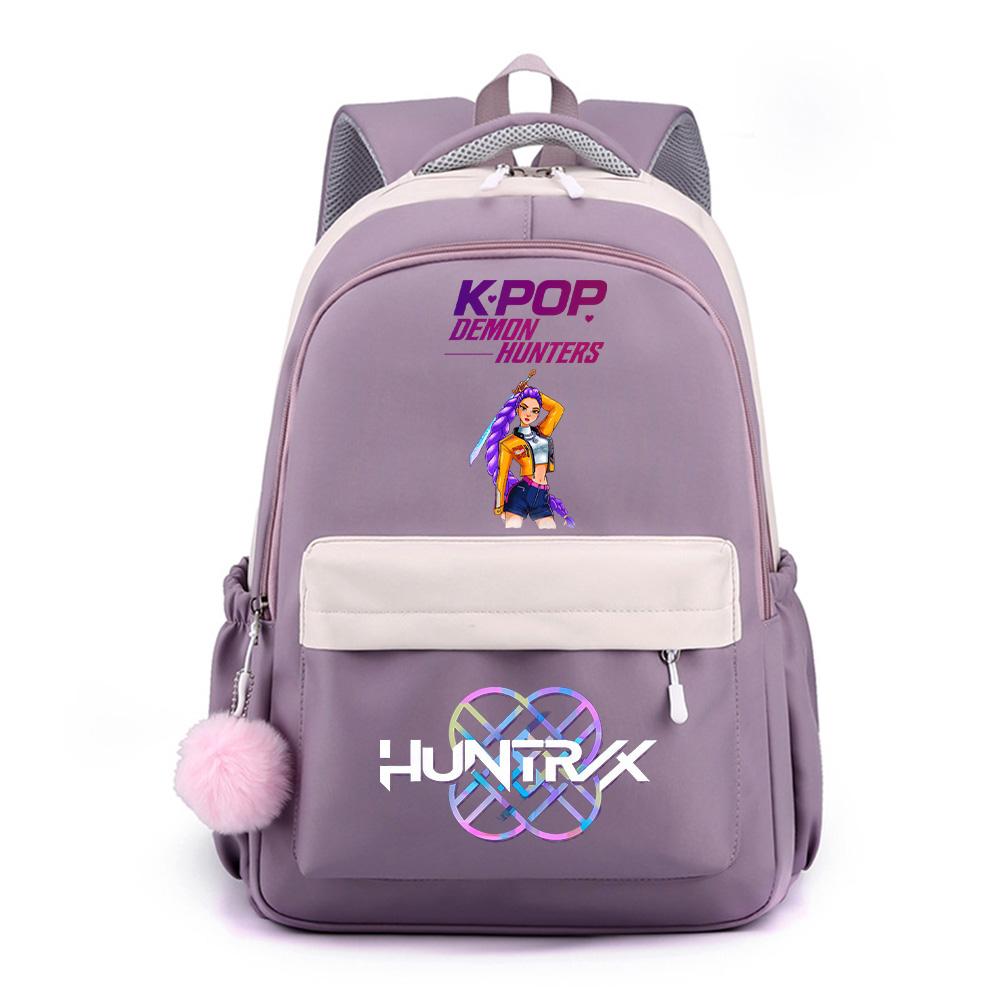 Niedlicher Cartoon K-Pop bedruckter Rucksack für Teenager Schüler Mädchen Junge Schultasche Buchtasche Kindergeschenk Damen Große Kapazität Wasserdichte Reisetasche Rucksack