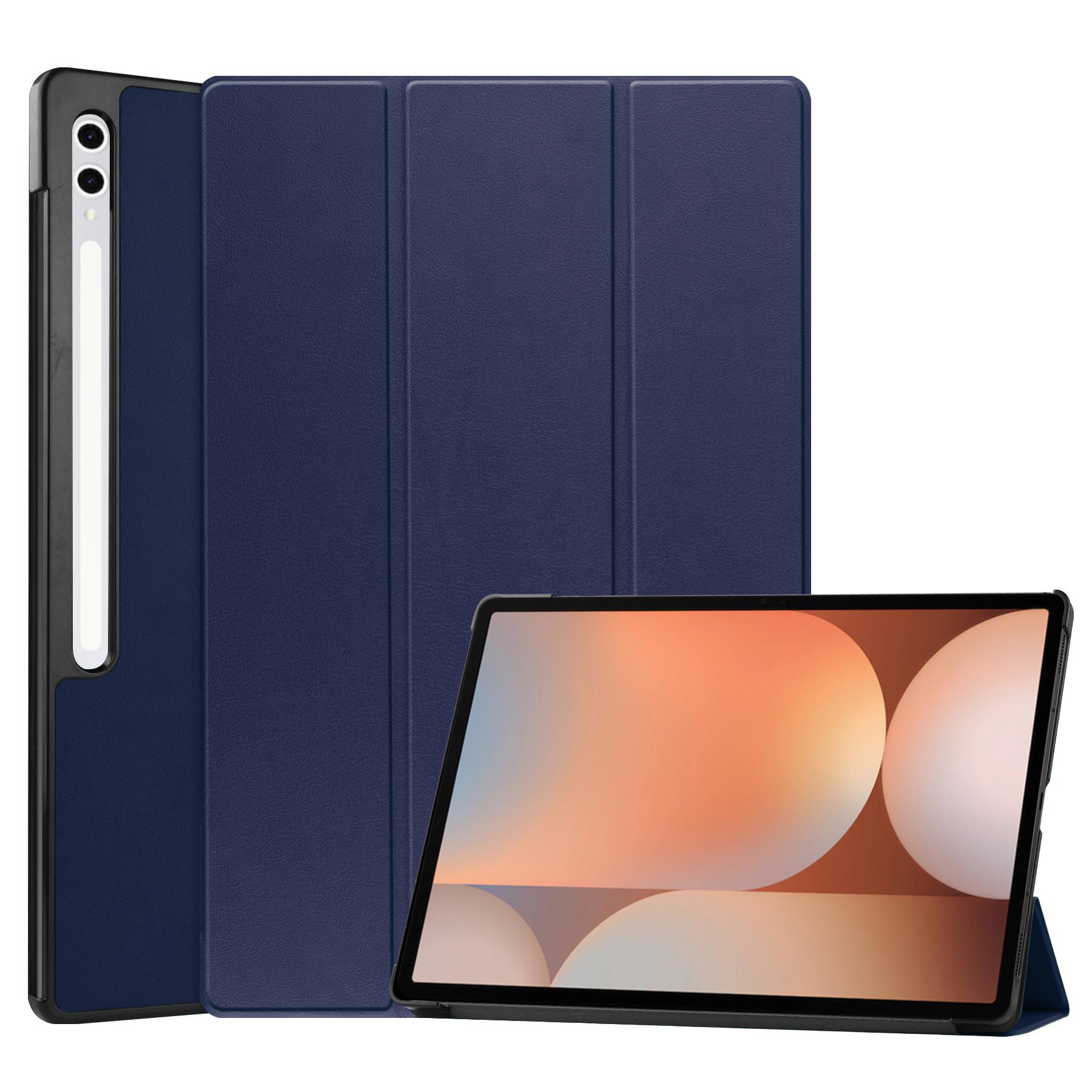 Pour Samsung Galaxy Tab S10 S9 S8 Ultra Étuis pour Tablettes en Cuir PU de Haute Qualité avec Support Pliant et Veille Automatique S8 Ultra
