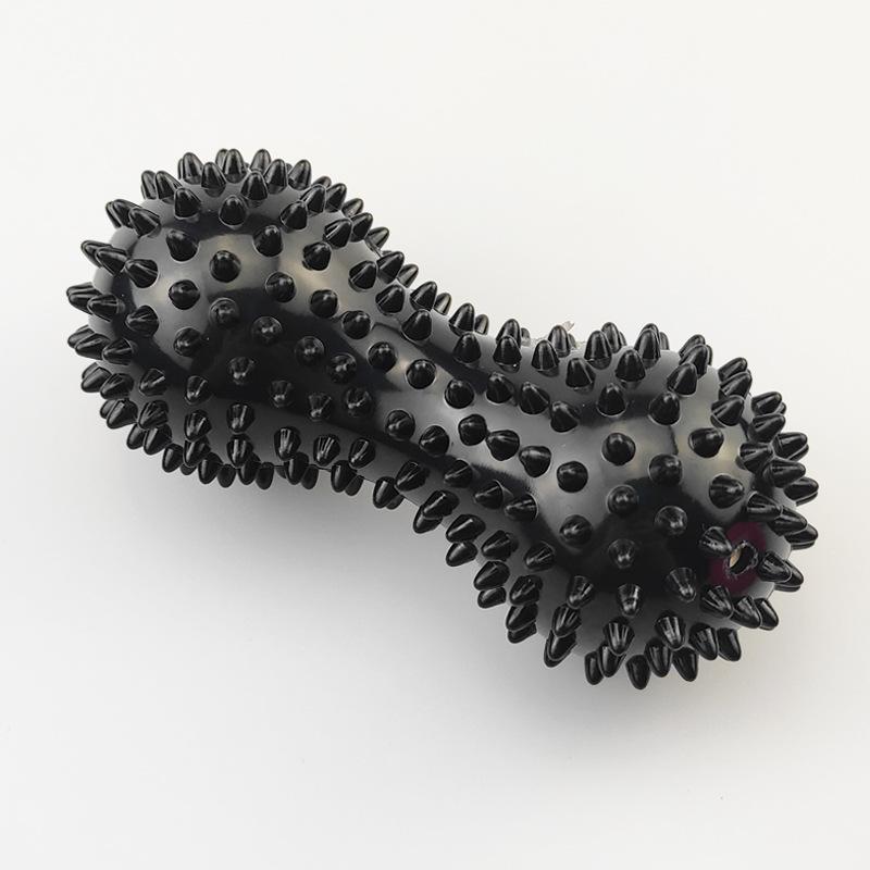 PVC Spiky Peanut Massage Ball for Acupressure, Yoga, and Fitness