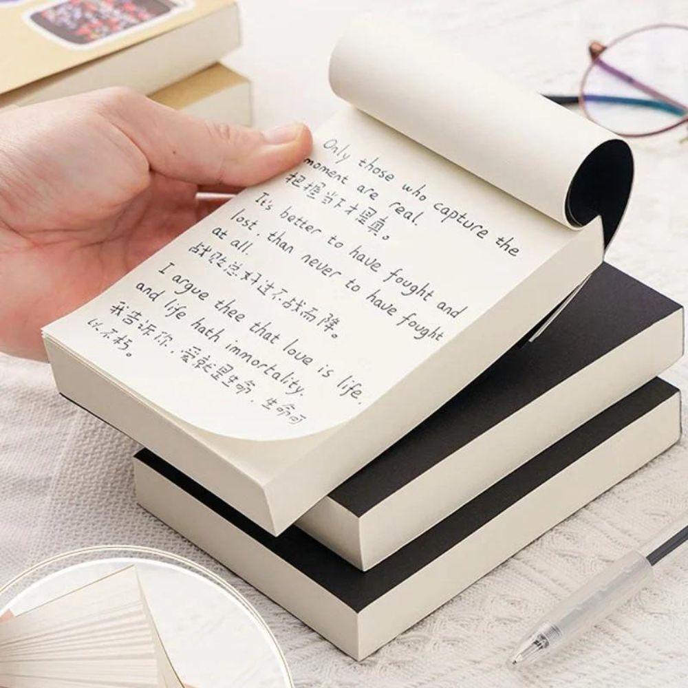 250 Sheets Blank Sketch Pad Portable Sketch Notebook Thick Notepad Drawing Supplies