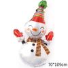 Christmas Balloons Special-Shaped Aluminum Film Balloons Santa Claus Merry Christmas Arrangements Christmas Eve Decorations