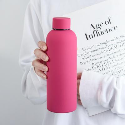 500ML Velkokapacitní Izolovaná Láhev na Vodu Nerezová Termoska Americký Styl Malé Hrdlo Sportovní Izolovaný Hrnček na Kávu