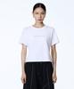 71TO96 Lettering Crop T-Shirt (White)