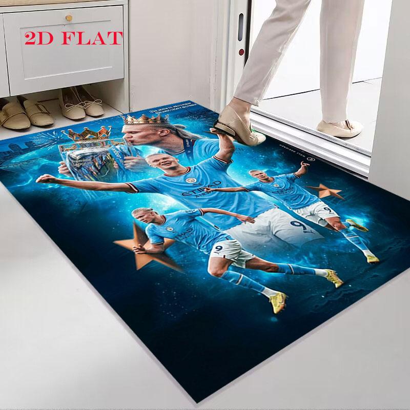 Haaland poster Carpet Rug for Living Room Bedroom Home Sofa Decoration,Kids play Nonslip Floor Mat