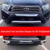 Compatible with 09-11 and 12-14 Toyota Highlander Front and Rear Bumper Modification.