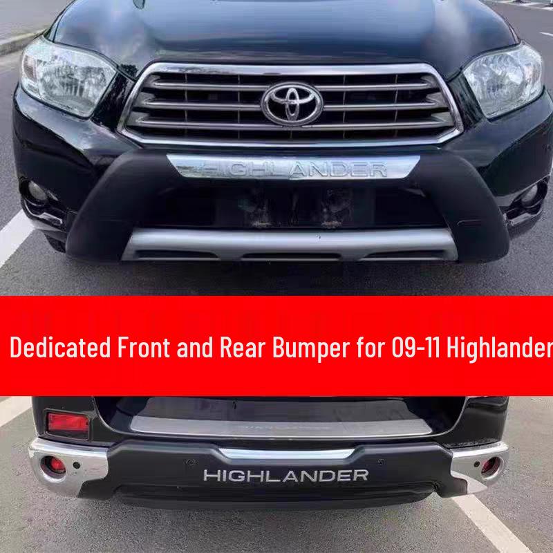 Compatible with 09-11 and 12-14 Toyota Highlander Front and Rear Bumper Modification.