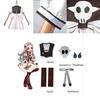 Costume Vestito Cosplay Resistente Hanako Toilet Bound Con Set Parrucca Cosplay