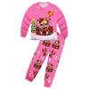 New Arrival Christmas Reindeer Print Pajama Set - Long Sleeve Top & Pants