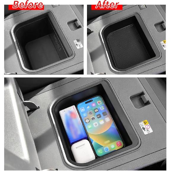 Smabee Center Console Cool Box Organizer For Toyota Land Cruiser Prado 250/ Lexus GX 550 2024 2025 2026 Armrest Storage Box ABS Ert Tray Accessories