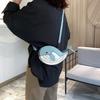 Cute Whale Design Pu Leather Fashion Female Flap Clutch Shoulder Bag Crossbody Mini Messenger Bag For Women Bolsa Drop Shipping