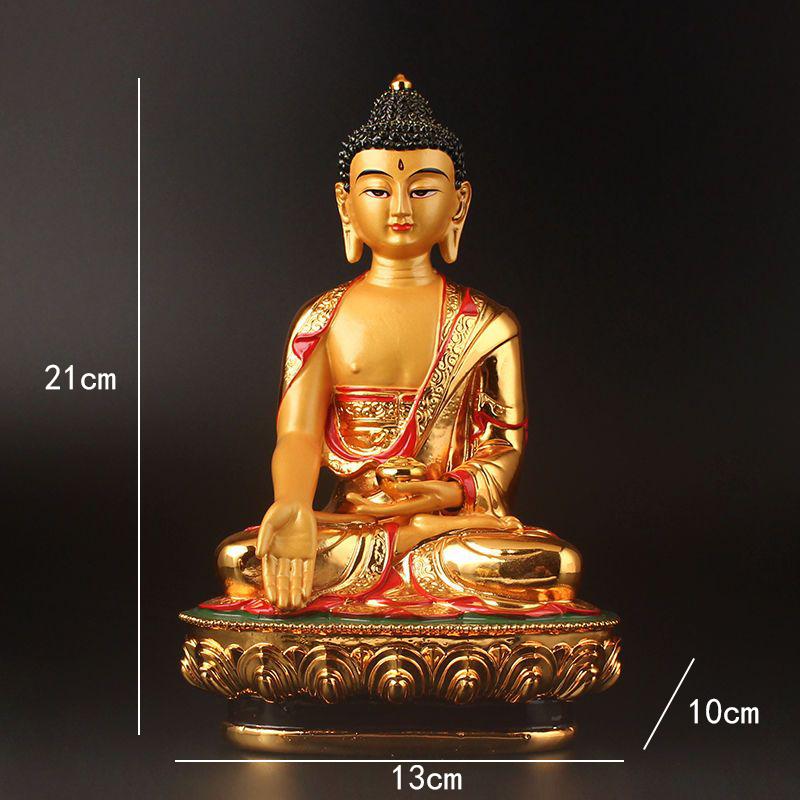 Shakyamuni Buddha, Amitabha Buddha, Medicine Buddha, small Buddha statues, Tibetan Five-Direction Buddha statues