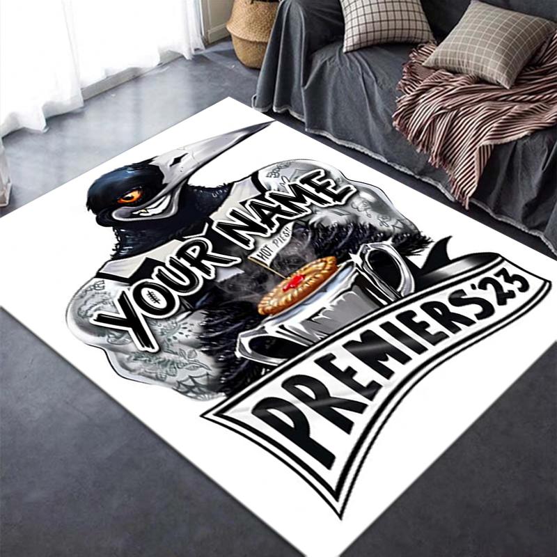 Custom Name Collingwood Carpet Rug for Living Room Bedroom Home Sofa Decoration,Kids play Non-slip Floor Mat