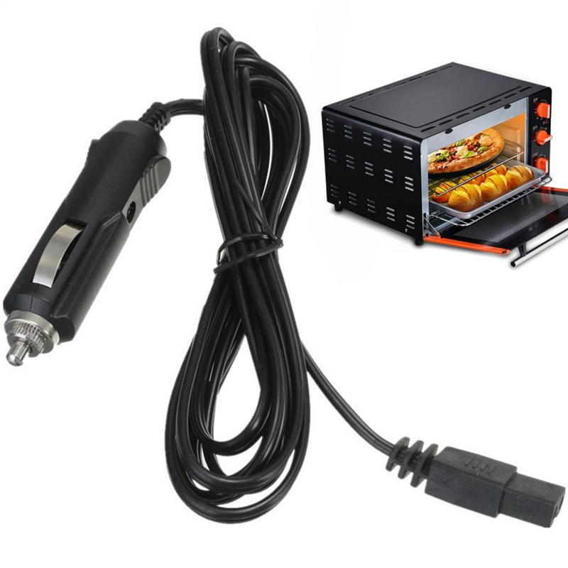 2m Car Mini Refrigerator Power Cord Universal 12v/24v 2 Pin Auto Connection Plug Interior Extension Cord Replacement