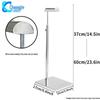 Adjustable Stainless Steel Floor-Standing Bag Display Stand for Women's Bags