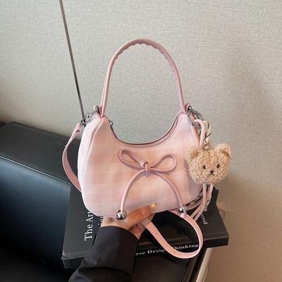 Small Bag Cloud Bag Women's New Light Temperament Crescent Bag Niche High Sense Crossbody Shoulder Saddle Bag