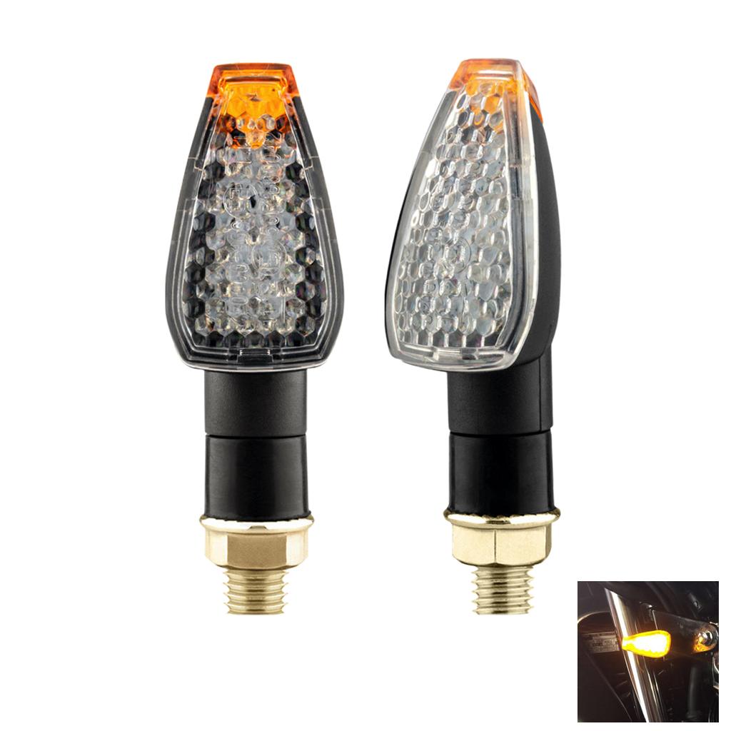 2/4 Stück/Satz Motorrad LED Blinker Blinkend Motorrad LED Biegsame Tagfahrlichter Universal Autozubehör