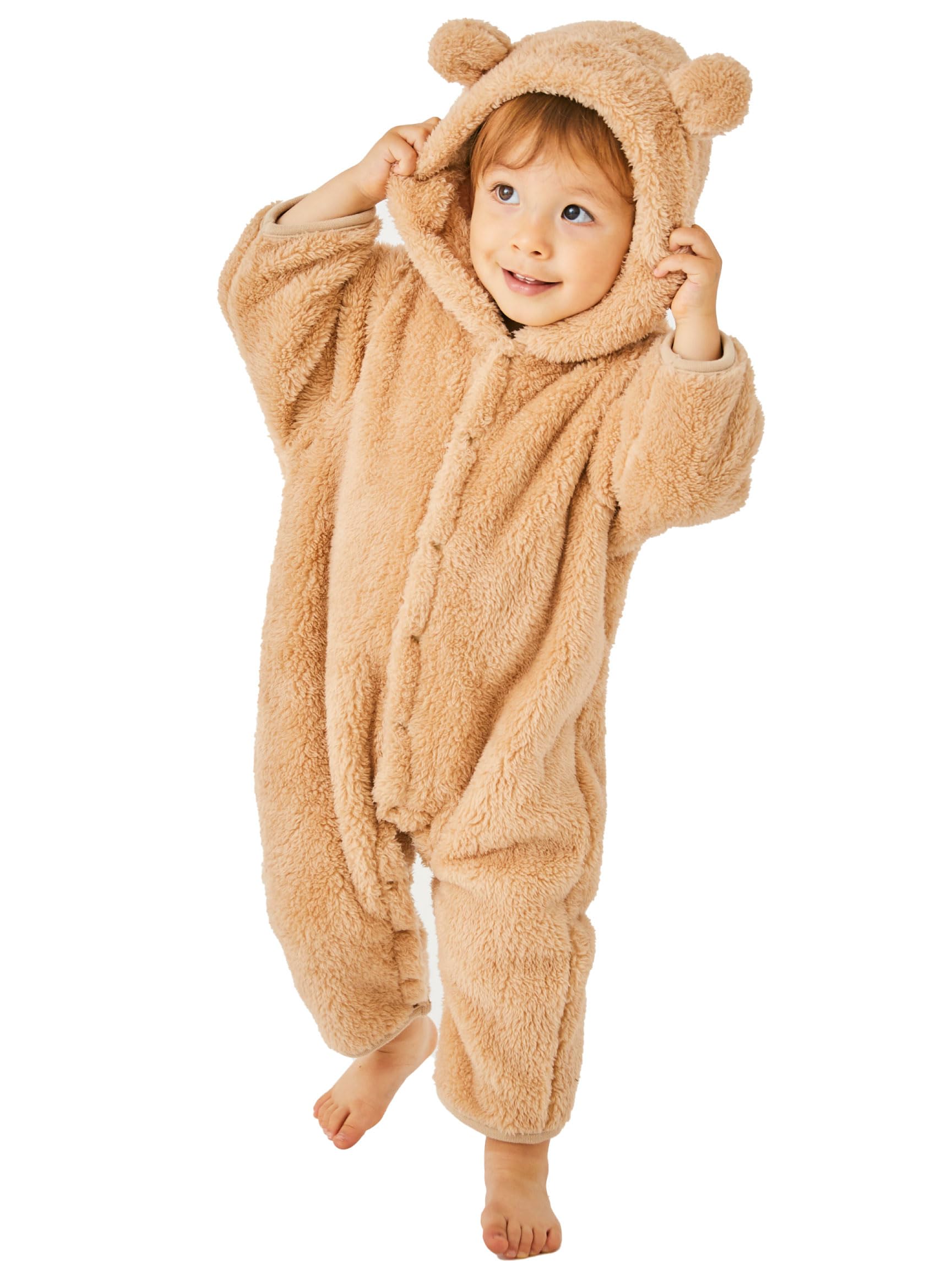 

Ever Closet Clothes Girls Clothes Cute Fashionable Kids Autumn Autumn Winter Winter Baby Baby Clothes Coveralls Rompers 90 Bear [ever closet]