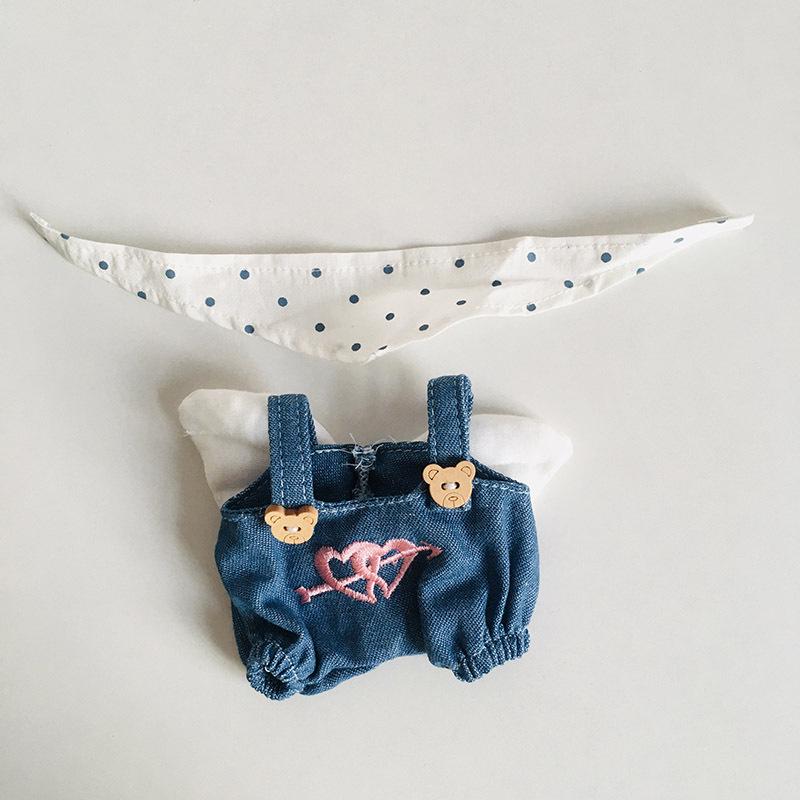 בגדי בובת קטיפה ויניל חמודה 17 ס"מ קופסה עיוורת - תליון LaBuBu שמלת אביזרים