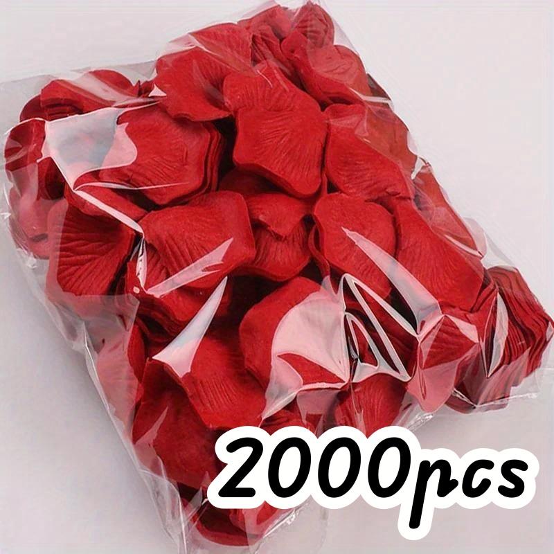 

2000-6000pcs Fake Rose Petals Romantic Night Wedding Flower Decoration Party Event Shooting Tool for Couples DIY Handmade Gifts
