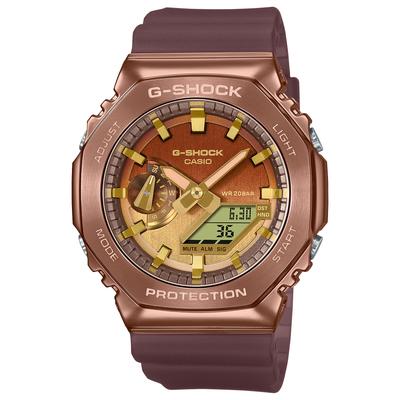 G-SHOCK Herren Edelstahl 200M Wasserdicht Analog Stoßfest Quarz Uhr GM-2100CL-5A