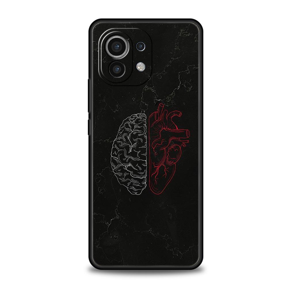 Phone Case For Xiaomi Mi 15 14 14T 13T 12T Pro 12 13 11 Lite 5G 11T X6 X5 Pro Soft TPU Cover Cardiovascular model Heart Medical