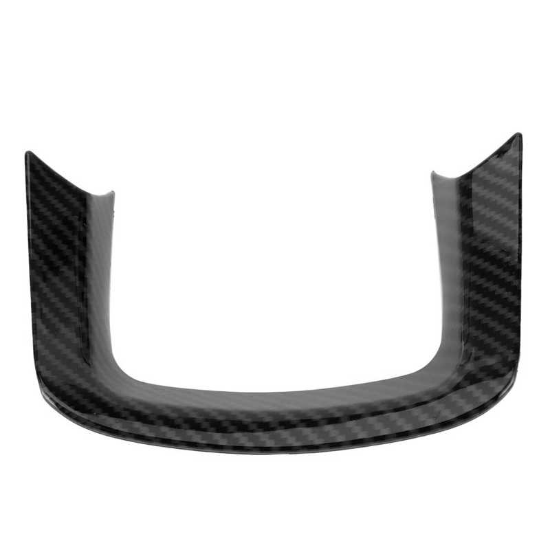 U-Shape Steering Wheel Lower Trim Carbon Fiber Style Fit for Land Rover Range Rover Sport/Evoque 2014- Car