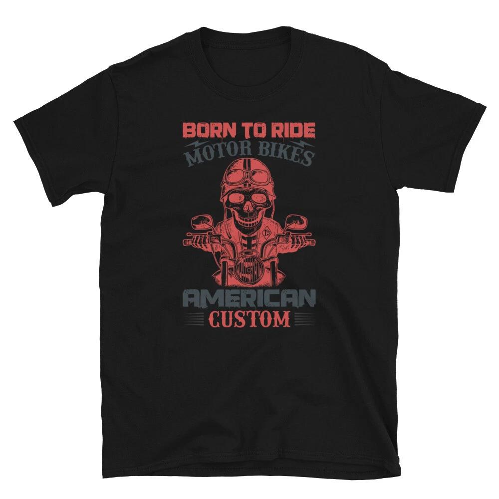 Skeleton Rider T-Shirt Motorcycle Rider T-Shirt L