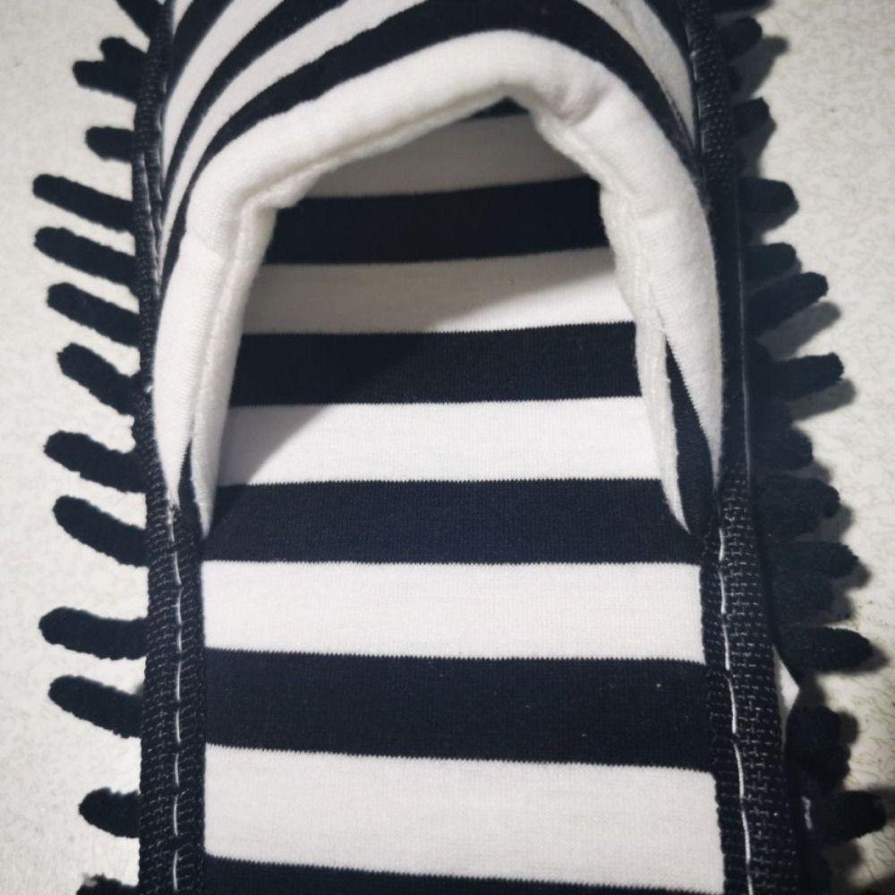 Washable Mopping Shoes Microfiber Cleaning Slippers Home Shoes Wiping Slippers  Dust Dirt