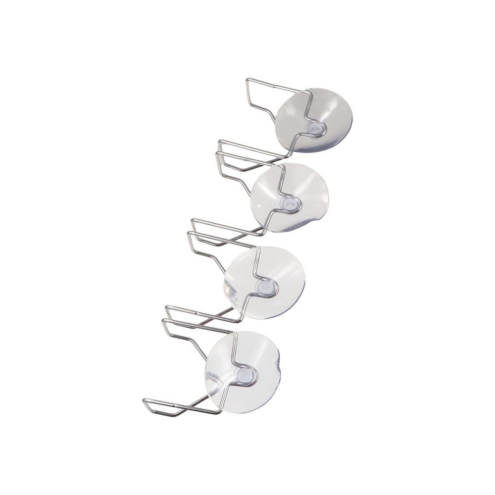 Portable Drain Rack With Suction Cup Sponge Holder Storage Organizer Cleaning Cloth Shelf  Kitchen