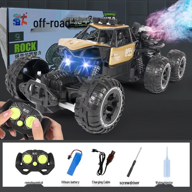 Large Alloy 6-Wheel Remote Control Off-Road Car - High-Speed Climbing Vehicle for Kids