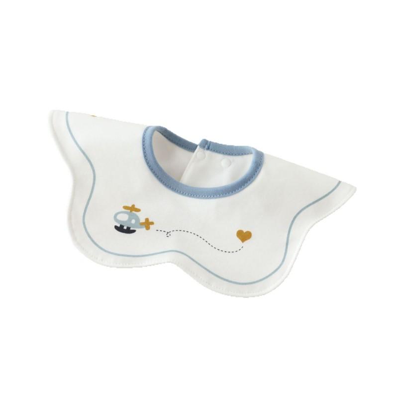 Baby Bibs 360 Rotating Cotton TPU Waterproof Drool Bib Newborns Infants 0-12 Months Soft Absorbent Feeding