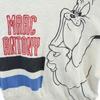JC De CASTELBAJAC Made In Italy Looney Tunes Mark Anthony Long Sleeve Collared V-neck Sweater Men's Used