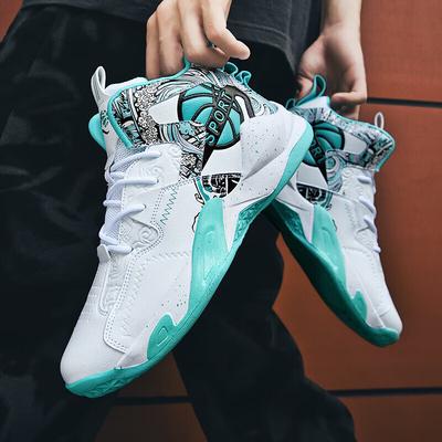 Kobe Campus Sports Basketball Shoes Men's High-top Super Handsome Junior High School Students Breathable Sports Jogging Shoes Marathon