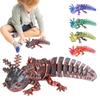 Multicolor 3D Printed Axolotl Model Multi-jointed Fine-tailed Axolotl Doll  Desktop Decoration